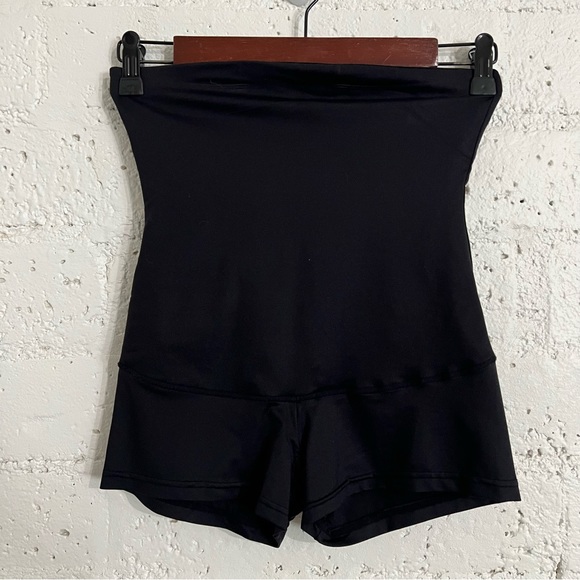 Maidenform Sweet Nothing Womens Shapewear L Black Hi Waist Boy Shorts L7 - Picture 2 of 3